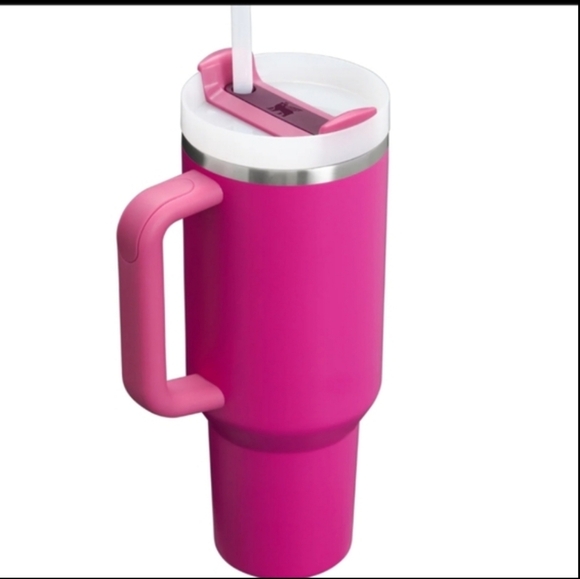 Stanley Quencher H2.0 FlowState 40 oz Tumbler-Fuchsia - Picture 2 of 2